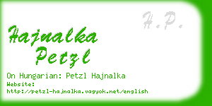 hajnalka petzl business card